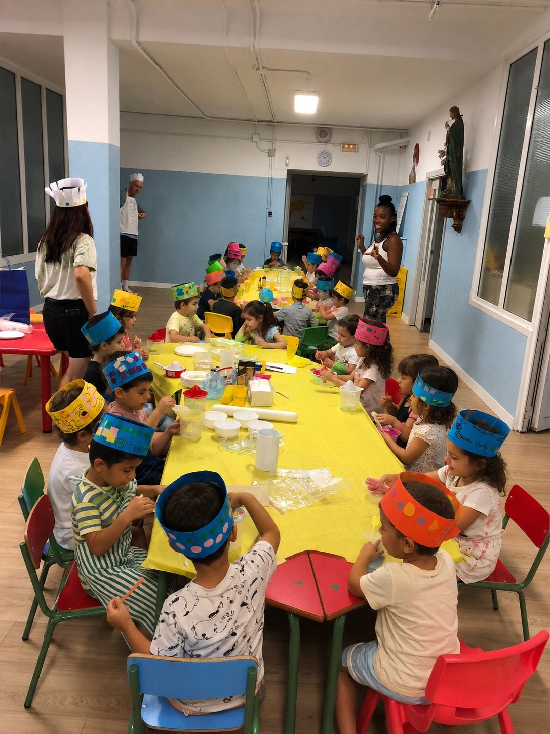 Group cooking workshop