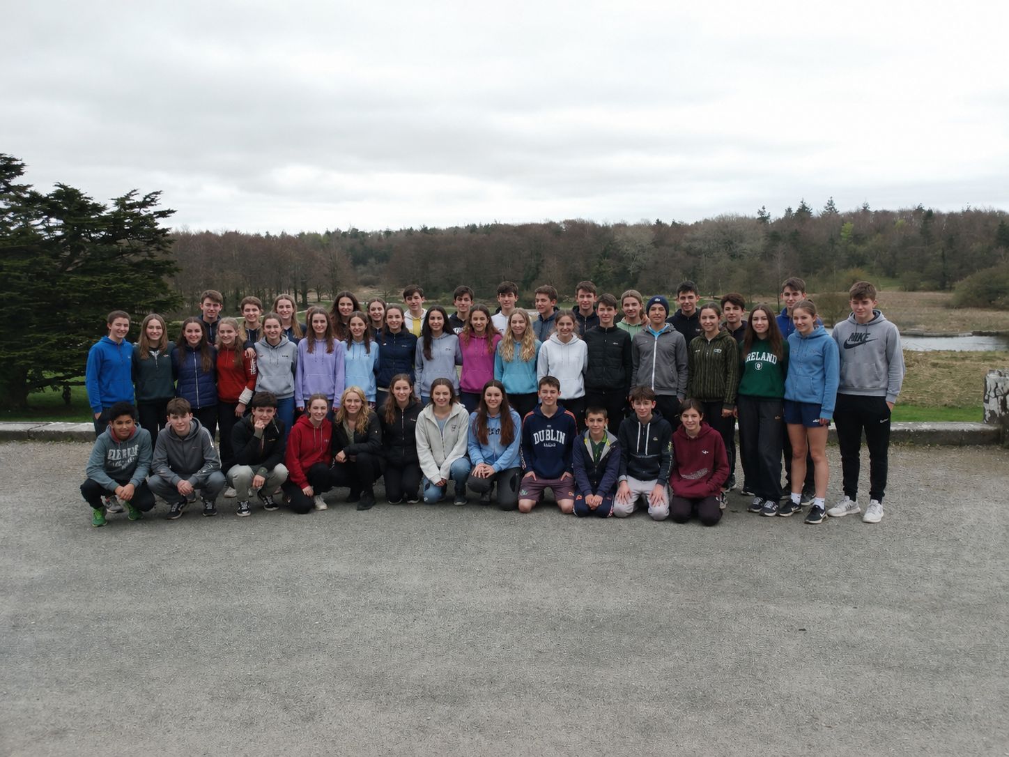 Group of Interlanguage pupils abroad